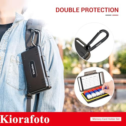 Dual Protect Micro SD Card Case with 54 PCS Clear Memory Card Holders - color: for 54 Micro SD（With Box）