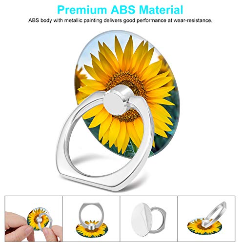 Bonoma Cell Phone Ring Holder Stand,3 -Pack 360 Rotation Sunflowers - color: Sunflowers