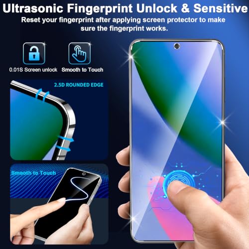 letosan 3 Pack for Google Pixel 11 Pro XL Screen Protector Tempered Glass + 3 Pack Camera Lens Protector, Military Grade Shatterproof, 9H Hardness, Fingerprint Unlock,Case Friendly 6.8 Inch - size: Pixel 11 Pro XL-6.8 Inch
