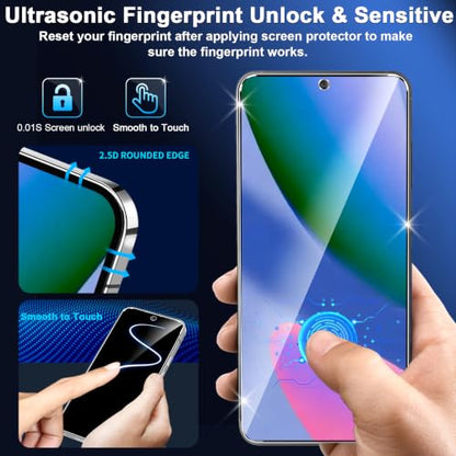 letosan 3 Pack for Google Pixel 11 Pro XL Screen Protector Tempered Glass + 3 Pack Camera Lens Protector, Military Grade Shatterproof, 9H Hardness, Fingerprint Unlock,Case Friendly 6.8 Inch - size: Pixel 11 Pro XL-6.8 Inch