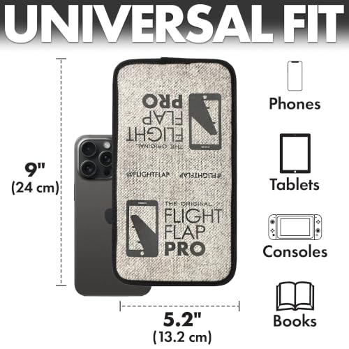 Flight Flap Airplane Phone Holder - Foldable Phone Stand for Plane Travel - color: PRO, size: Large