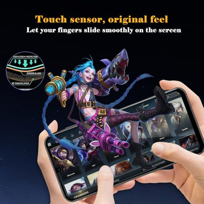 2 Pack Privacy Screen Protector for Samsung Galaxy A26, Tempered Glass Film full Coverage Anti Scratch, Anti-Spy, 9H Hardness, Bubble Free for Samsung Galaxy A26 Privacy Screen Protector - size: Samsung Galaxy A26