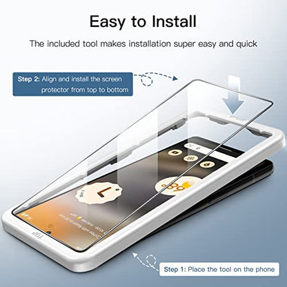 JETech Screen Protector for Google Pixel 6a, 2+2 Pack - size: Pixel 6a