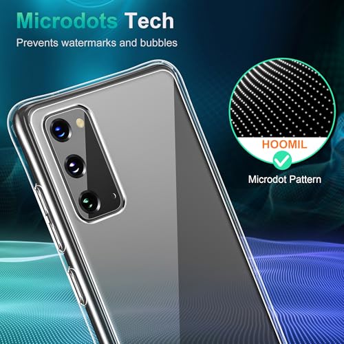 HOOMIL Case for Samsung Galaxy S20 6.2-Inch, Non-Yellowing, Drop Protection, Anti-Scratch Transparent Hard Back Phone Cover - Crystal Clear - color: Clear, size: Samsung Galaxy S20