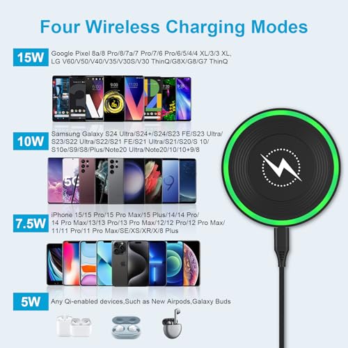 15W Samsung S26 Fast Wireless Charger for Galaxy S26 Ultra S25 FE Z Flip7