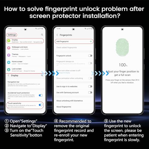 Lesakit 2 Pack Privacy Screen Protector for Samsung Galaxy S24 Ultra 6.8 inch, Anti Spy TPU Flexible Screen Protector [Support Fingerprint ID], True 28°, High Sensitivity, Case Friendly
