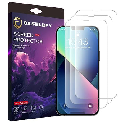 2.5D 9H Anti Scratch Ultra Strong Anti-Fingerprint Tempered Glass Screen Protector For iPhone 13/13 Pro/14 (3 pack)