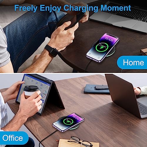 Samsung S26 Fast Wireless Charger Pad, 2 Pack 15W Wireless Charging Station