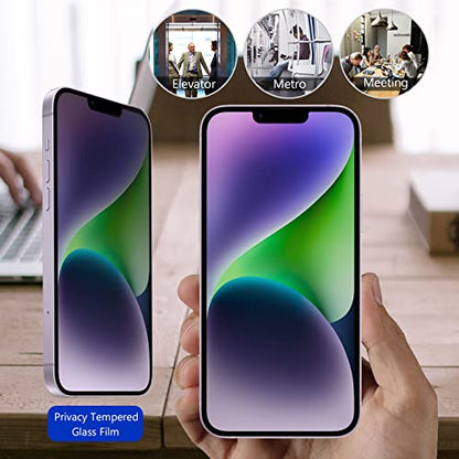 ProCase 2-Pack Privacy Screen Protector for iPhone 14 Plus & 13 Pro Max - color: Privacy