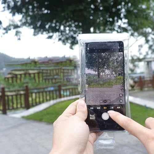 10PCS Motorcycle Phone Waterproof Bag - Clear Handlebar Cell Phone Case | Waterproof Phone Holder for Bikes | Touchscreen Phone Pouch