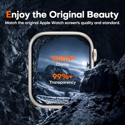LK LϟK [6 pack] for Apple Watch SE/Series 6/5/4 Screen Protector 40mm - size: Series SE3/SE/6/5/4 40mm Protector