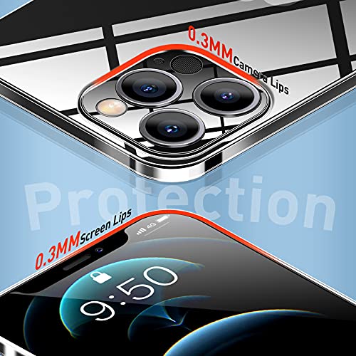 Compatible with iPhone 12 Pro Max Slim Case,Paper-Thin Transparent Finish Skin Back Case [Non Yellowing] Ultra Protective Cover with Camera Protection 6.7 Inch (Clear) - color: Clear, size: for iPhone 12 Pro Max 6.7inch