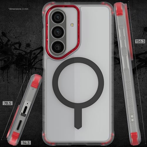 Ghostek Covert Clear S26 Case MagSafe Compatible with Magnetic Ring, Slim Thin Shockproof Phone Cover Designed for 2026 Samsung Galaxy S26 (6.3") (Clear) - color: Clear, size: Galaxy S26