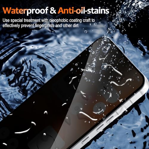 2 Pack Privacy Screen Protector for Nothing Phone (4a) Pro, Tempered Glass Film full Coverage Anti Scratch, Anti-Spy, 9H Hardness, Bubble Free for Nothing Phone 4a Pro Privacy Screen Protector - size: Nothing Phone (4a) Pro