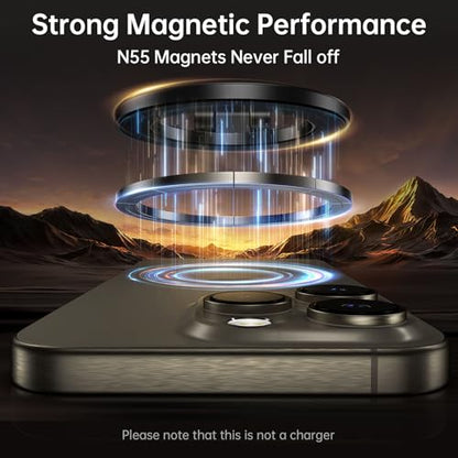 SYNCWIRE Fits MagSafe Car Mount Magnetic Phone Holder for Dash and Tesla - color: Carbon Fiber
