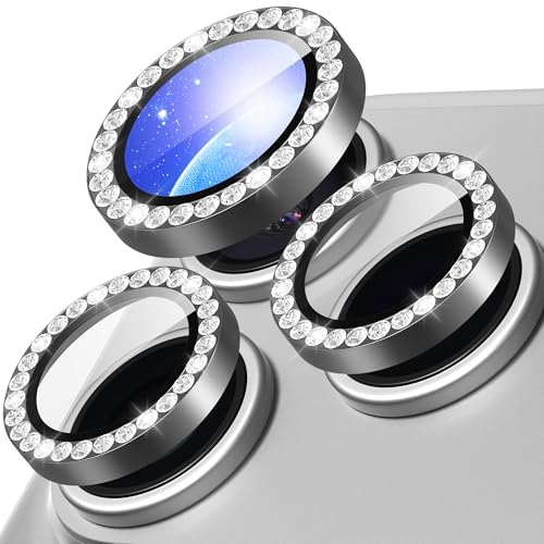 Suoman for iPhone 17 Pro/Pro Max Camera Lens Protector-Grey - color: Diamonds-Grey