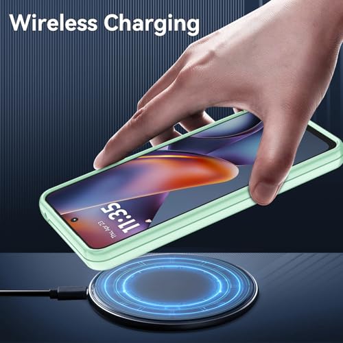 for Motorola Moto G 5G 2025/2026 Case with HD Screen Protector, Moto G Play 2026 Heavy Duty Shockproof Military Grade Full Body Protection Phone Cover (Jade Green) - color: Jade Green