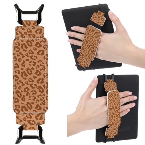 Hand Strap for Kindle Brown Leopard Print - color: Brown Leopard Print