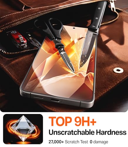 TORRAS Unbreakable for Samsung Galaxy S26 Screen Protector [NO.1 Military-Grade] [12 FT Shatterproof] 9H+ Aerospace Tempered Glass 2 Pack - Touch Sensitivity, Full Coverage, Anti-Scratch, 6.3 inch - size: Samsung Galaxy S26 (6.3 inch)