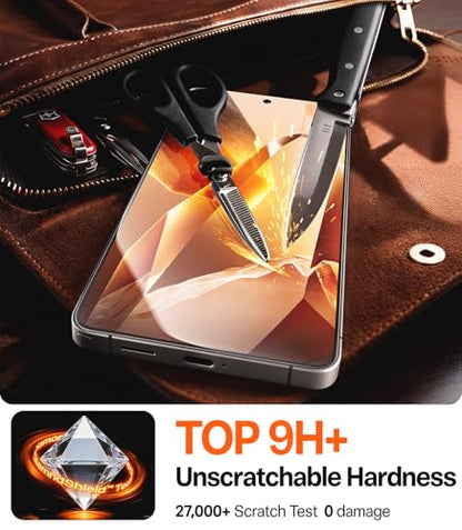 TORRAS Unbreakable for Samsung Galaxy S26+/ Plus Screen Protector [9H+ Military-Grade] [12 FT Shatterproof] Aerospace Tempered Glass 2 Pack - Touch Sensitivity, Full Coverage, Anti-Scratch, 6.7 inch - size: Samsung Galaxy S26+/Plus (6.7 inch)
