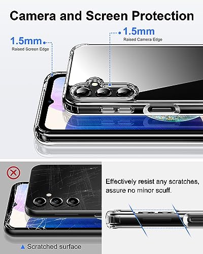 HOOMIL Case for Samsung Galaxy A14, Non-Yellowing, Drop Protection, Anti-Scratch Transparent Hard Back Phone Cover - Blue - color: Blue, size: A14 4G/5G