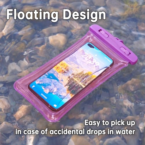 Waterproof Phone Pouch, 2 Pack, IPX8 Cellphone Dry Bag, 8.3" | Compatible with iPhone 17-13 Pro Max, Waterproof Phone Case for Beach Cruise Swimming Boating Travel Essentials, Green&White - color: Green + White