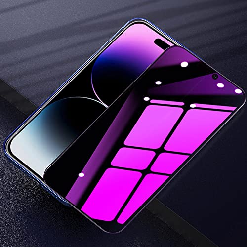 Compatible with iPhone 14 Pro Max Privacy Screen Protector - color: For iphone 14 Pro Max Purple