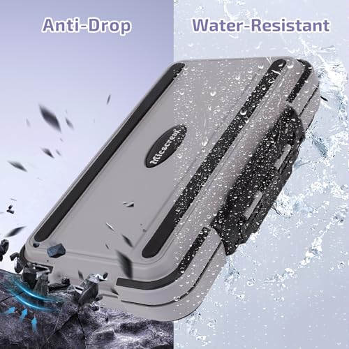 36-Slot SD Card Holder, Memory Card Case with ABS Shell for Camera - color: Light Black