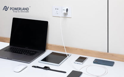 USB C Charger 65W, (GaN 65W), Foldable Plug Fast Compact Charger for MacBook Pro/Air, iPad Pro, Google Pixelbook, ThinkPad E490, iPhone 15/14/13 and More