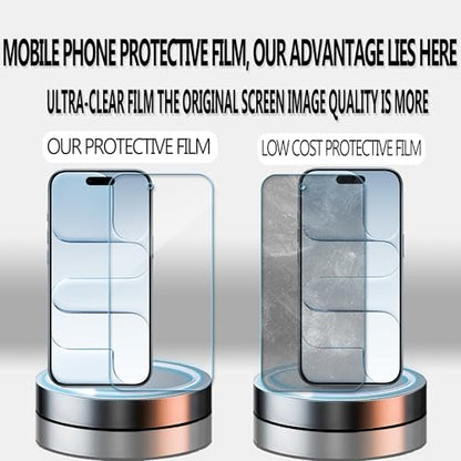 Anti Blue Light Screen Protector For iPhone Air Tempered Glass Film 2-Pack with Easy Alignment Tool