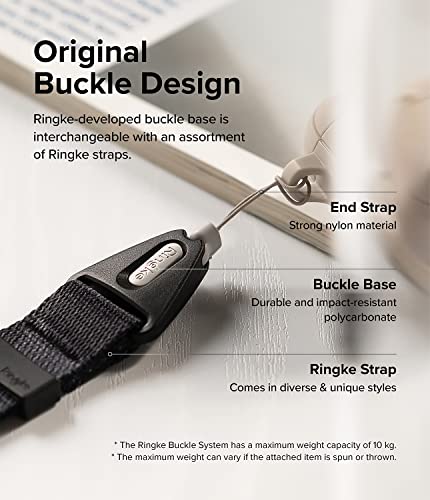Ringke Phone Lanyard for iPhone 17 Pro Max and Most Smartphones [One-Touch Buckle] Shoulder Strap Adjustable Sturdy Universal Phone Crossbody Neck Lanyard for Travel Essentials - Camo Black - color: Camo Black