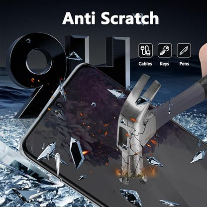 2 Pack Privacy Screen Protector for Samsung Galaxy S20 Ultra, Anti-Spy Tempered Glass, 9H Anti-Scratch, Case Friendly - size: for Galaxy S20 Ultra Privacy