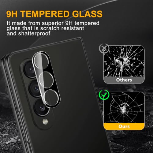 3 Pack Camera Lens Protector for Samsung Galaxy Z Fold 4 - size: Galaxy Z Fold 4