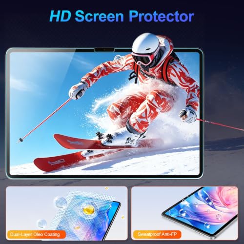 2 Pack Tempered Glass Screen Protector for iPad 11th (A16) 2025/iPad 10th Generation 2022, 9H 0.3mm Ultra Sensitive, High Transparency Film Guard - size: 11 inch