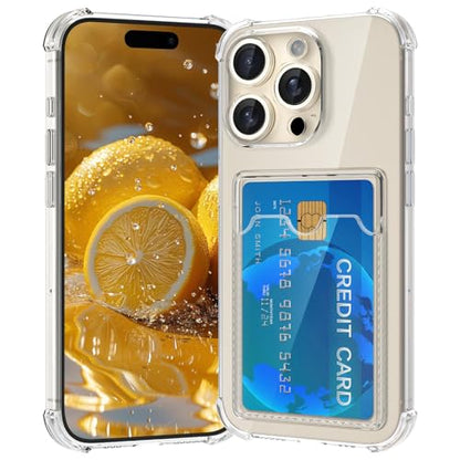 Compatible with iPhone 14 Pro Max Case with Card Holder, Wallet Case Clear Slim Soft Protective Cover Shockproof Anti-Scratch Phone Card Case for iPhone 14 Pro Max - size: iPhone 14 Pro Max