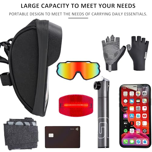 Bike Phone Mount Bag, Waterproof Bicycle Phone Holder with Touchscreen & Sun Visor, Frame Phone Bag Fits Up to 7 Inch Phones for Cycling Commute - style: Arc