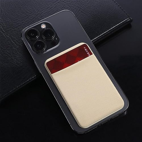 Blue Phone Wallet - Adhesive Card Holder & Pouch for Men & Women's Cell Phones - color: Blue