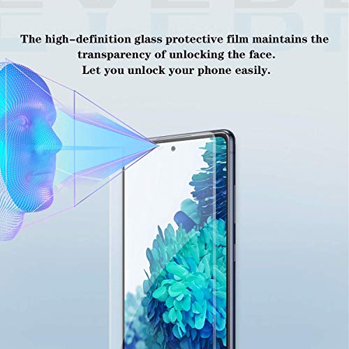Galaxy S20 FE HD Clear Tempered Glass Screen Protector + Camera Lens Protectors, [2+2 Pack] [3D Glass] [Anti-Glare] [Bubble-Free] Screen Protector Glass For Samsung Galaxy S20 FE - size: Galaxy S20 FE