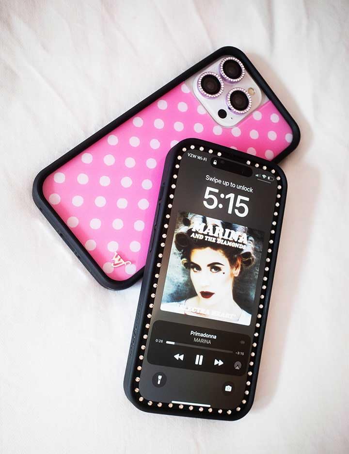 Wildflower Cases - Compatible with iPhone 13/14 & 13 Pro| Drop Shield Diamond Sparkle Tempered Glass, Easy to Apply, Scratch Resistant, Small Business | Mini Bling Screen Protector - color: Bling, size: 13/14/13 Pro
