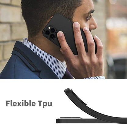 LRK Ultra Thin Black Case Compatible with iPhone 13 Pro: Slim, Soft, and Flexible (NOT Hard) [Matte Finish] Protective Black Phone Cover for iPhone 13 Pro - Matte Black - size: iPhone 13 Pro