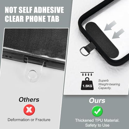 Phone Lanyard Scrunchie Long Strap - Stylish and Comfortable Adjustable Camera, Phone, and Accessory Strap (Gray)