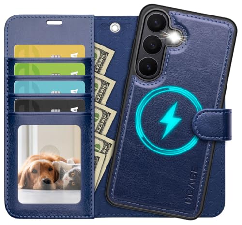 OCASE for Samsung Galaxy S26 Plus Detachable Wallet Case with Card Holder, [2 in 1] PU Leather Flip Folio Case with RFID Blocking Stand Wrist Strap Shockproof Phone Cover 2026, Blue - color: Blue, size: Samsung Galaxy S26 Plus