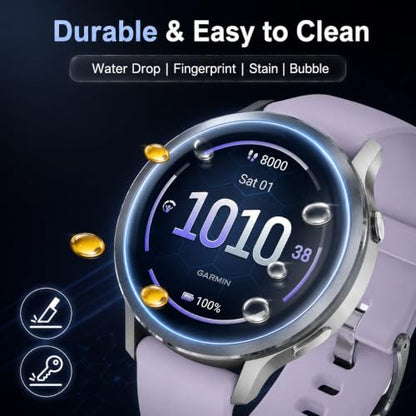 6 Pack for Garmin Venu 4 Screen Protector 41mm, Soft TPU Film | Anti Scratch, Soft Screen Protector for Venu 4 HD Clear Flexible Film, Bubble Free, Touch Sensitive, Anti Fingerprint - size: For Garmin venu 4 41mm 1.61 Inch