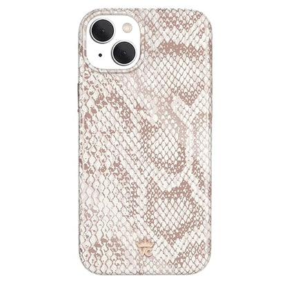 VELVET CAVIAR for iPhone 15 Case Western - Compatible with MagSafe - 10ft Drop Tested - Nude Python Snake Skin - color: Nude Python Snakeskin, size: 15