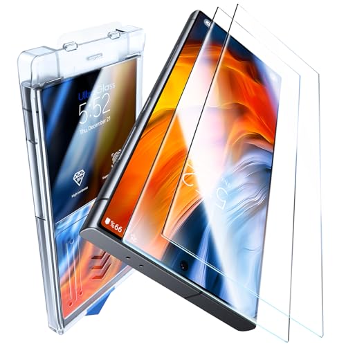 UltraGlass TOP 9H+ Armor for Samsung Galaxy S24 Ultra Screen Protector | NO.1 Military Grade Shatterproof, Screen Protector 24 Ultra Tempered Glass S24Ultra, Longest Durable, Auto Install, 2 Pack - size: S24 Ultra