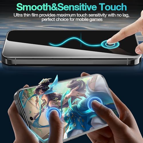 3 Pack Flexible Film for Google Pixel 9 Pro XL Screen Protector[NOT GLASS], Invisible Thin, Never Cracks, Full Coverage, Scratch Resistant&Self-Healing