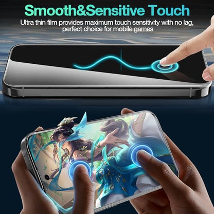 3 Pack Flexible Film for Google Pixel 9 Pro XL Screen Protector[NOT GLASS], Invisible Thin, Never Cracks, Full Coverage, Scratch Resistant&Self-Healing