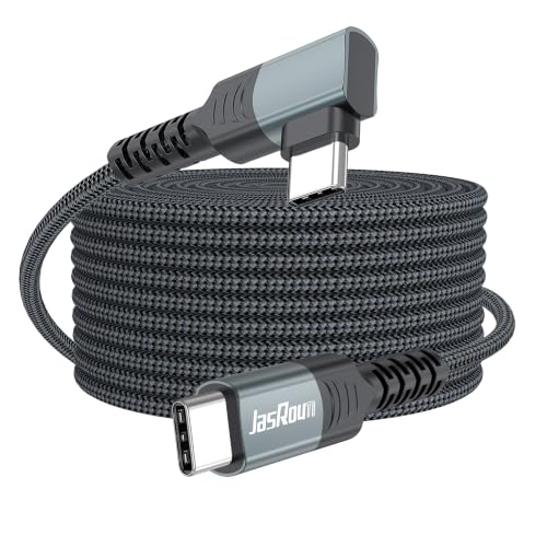 90 Degree USB C Cable 10FT Fast Charging, 60W Right Angle Type C to USB-C