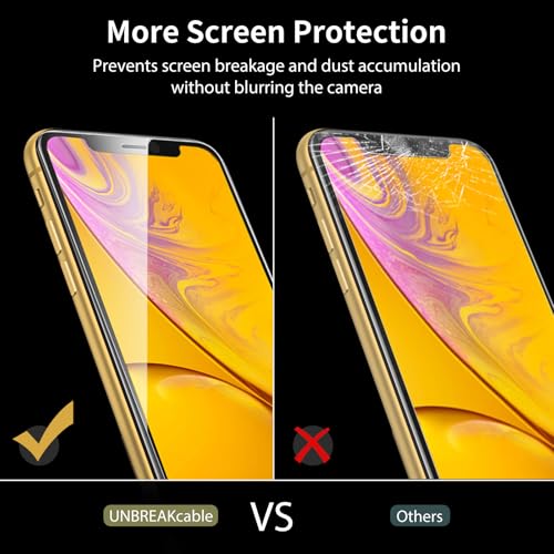 UNBREAKcable 2-Pack Screen Protector for iPhone 11/XR Tempered Glass - size: iPhone 11/XR