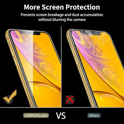 UNBREAKcable 2-Pack Screen Protector for iPhone 11/XR Tempered Glass - size: iPhone 11/XR